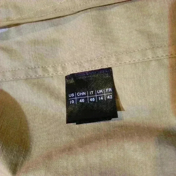 Lafayette 148 New York Thatcher Blazer In Skylight Cotton Size 10 #129 - Picture 10 of 11